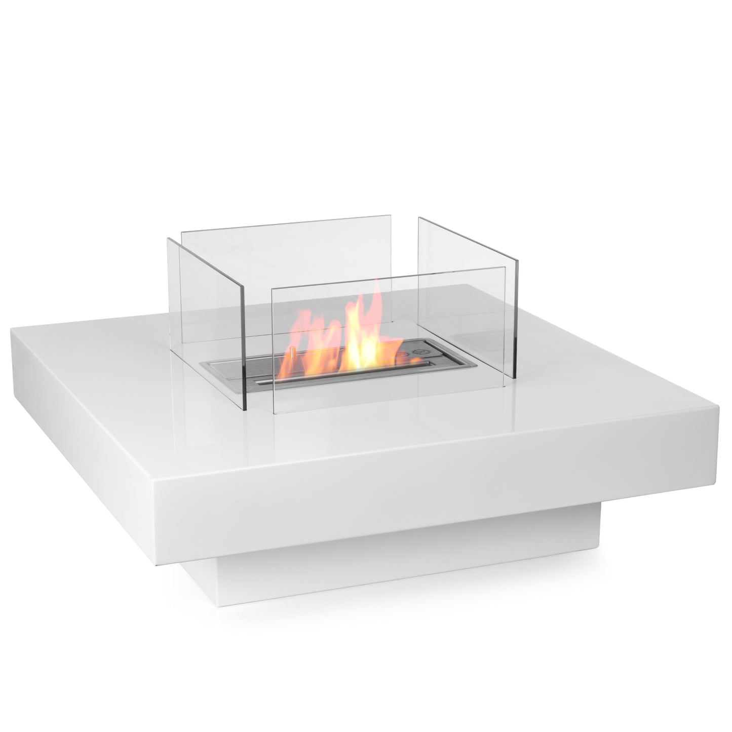 Mesa Weiß Ethanol Kamin (70 x 70 x 35 cm 1,5 Liter)