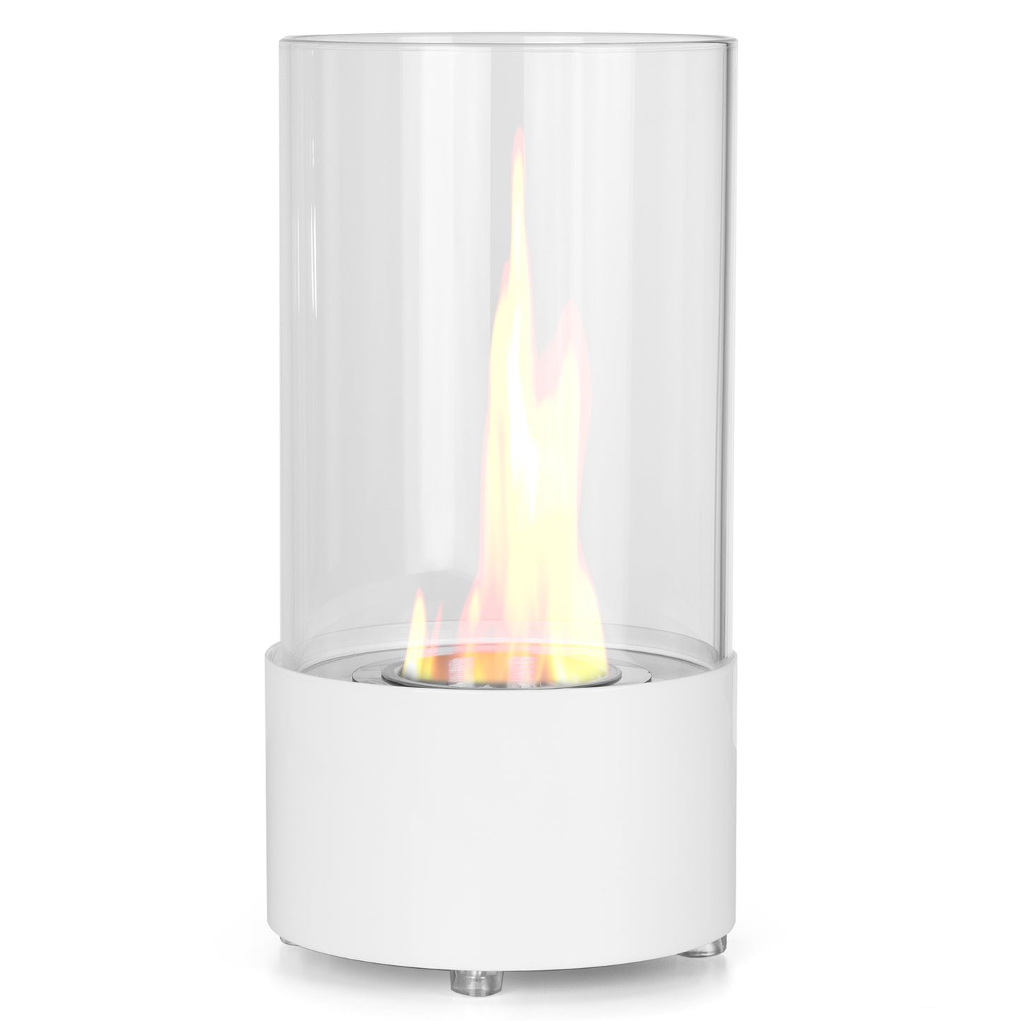 Orbis Weiß Ethanol Kamin (15,5 x 15,5 x 30 cm 0,3 Liter)