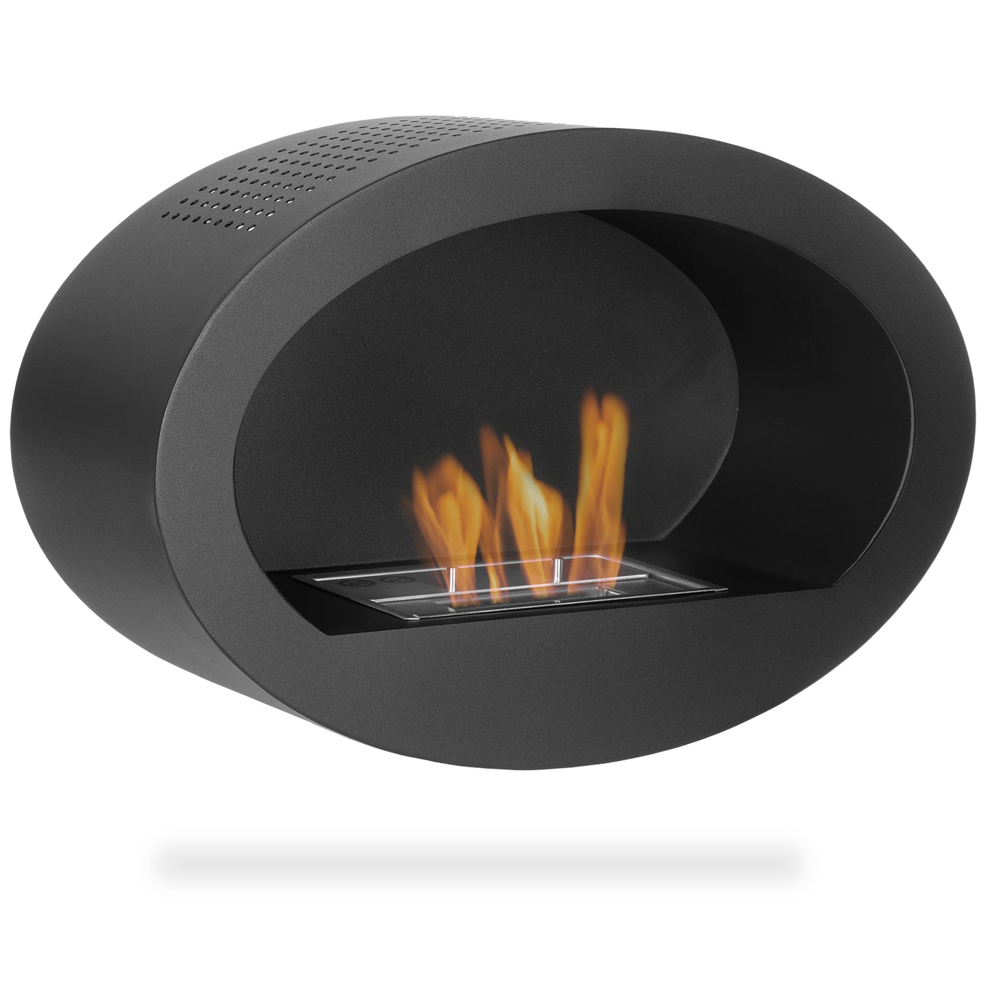 Cozy Schwarz Ethanol Kamin (60 x 22 x 40 cm 1 Liter)