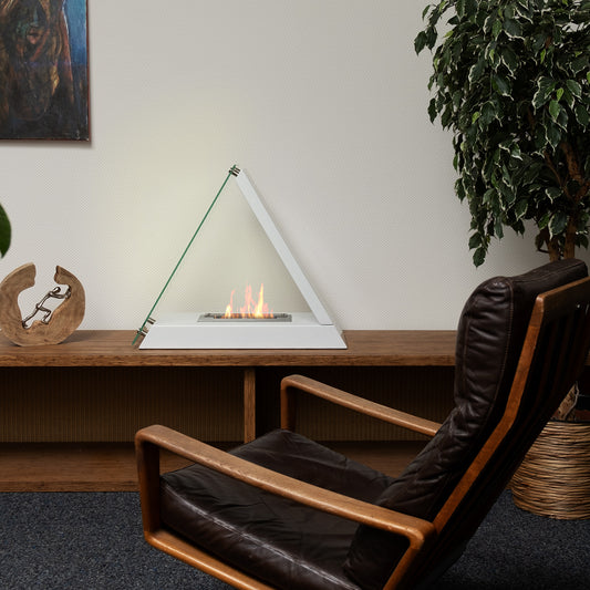 Tria Weiß Ethanol Kamin (72 x 30 x 62 cm 1,5 Liter)