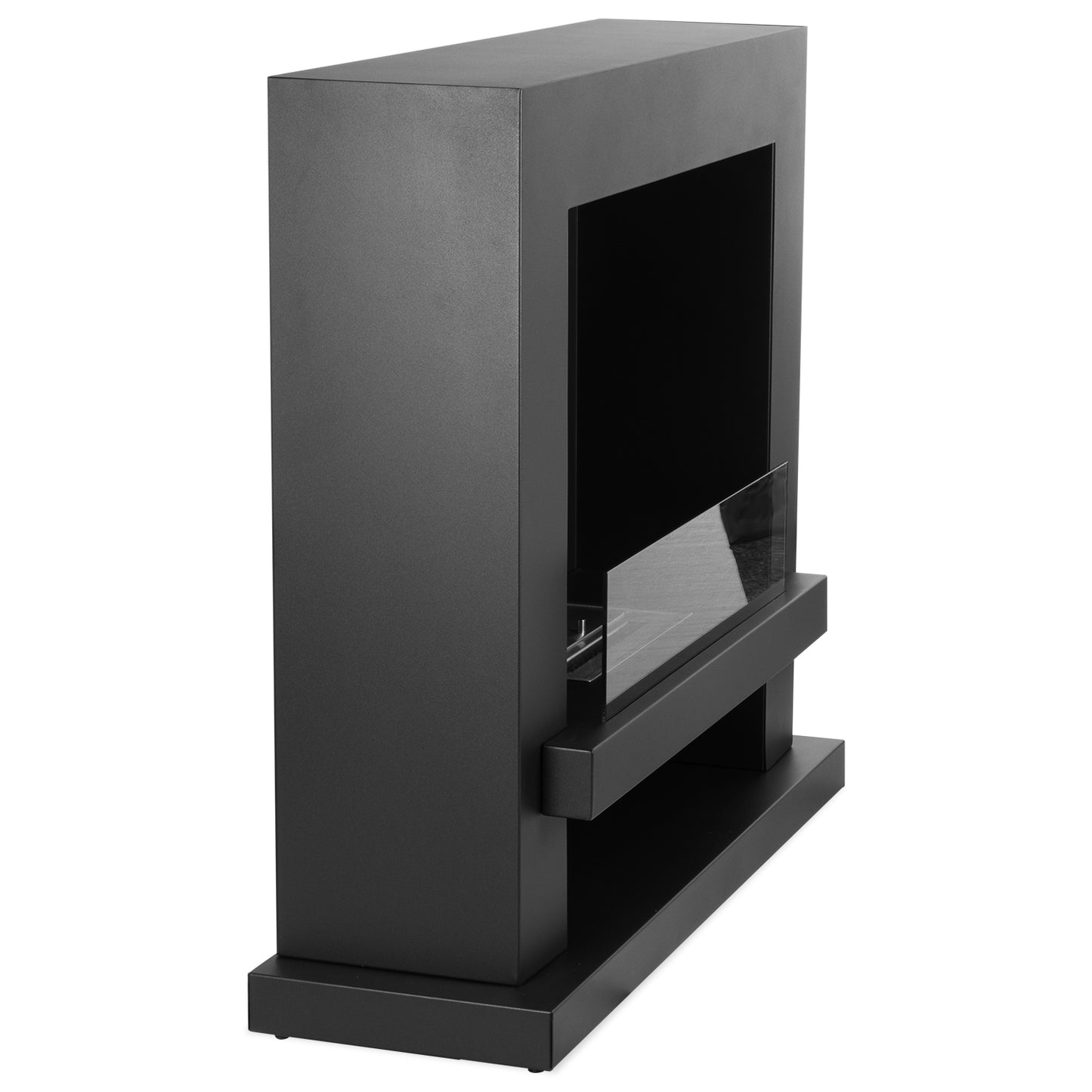 Atmos Schwarz Ethanol Kamin (100 x 31 x 90 cm 1,5 Liter)