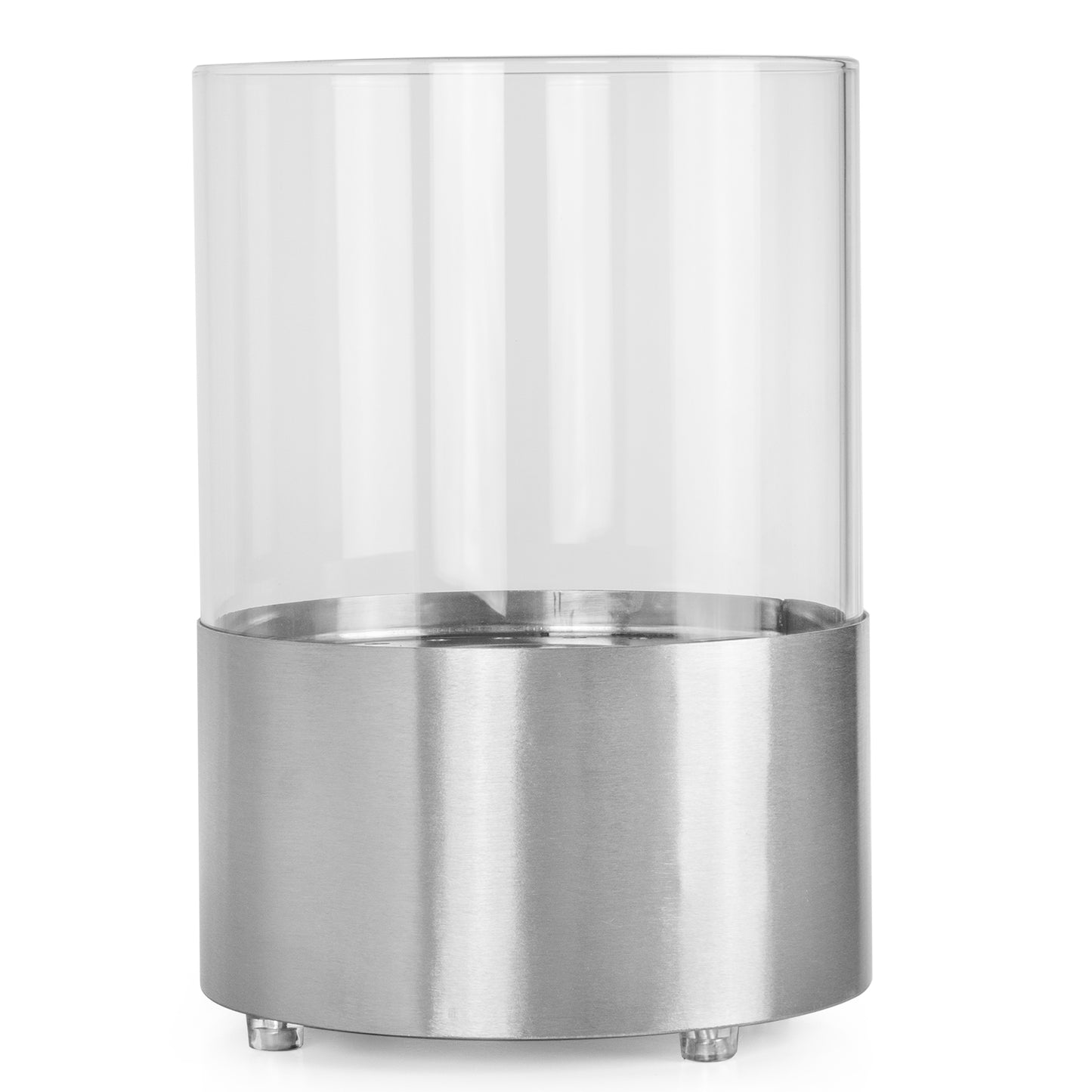 OrbisXL Edelstahl Ethanol Kamin (20,5 x 20,5 x 29 cm 0,5 Liter)