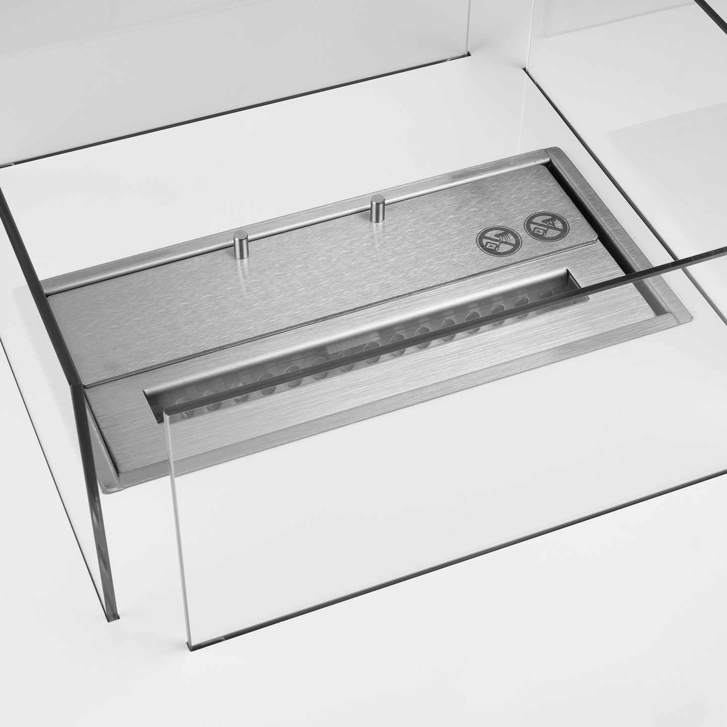 Mesa Weiß Ethanol Kamin (70 x 70 x 35 cm 1,5 Liter)