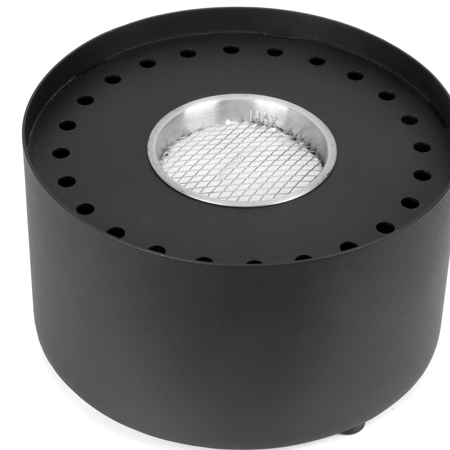OrbisXL Schwarz Ethanol Kamin (20,5 x 20,5 x 29 cm 0,5 Liter)