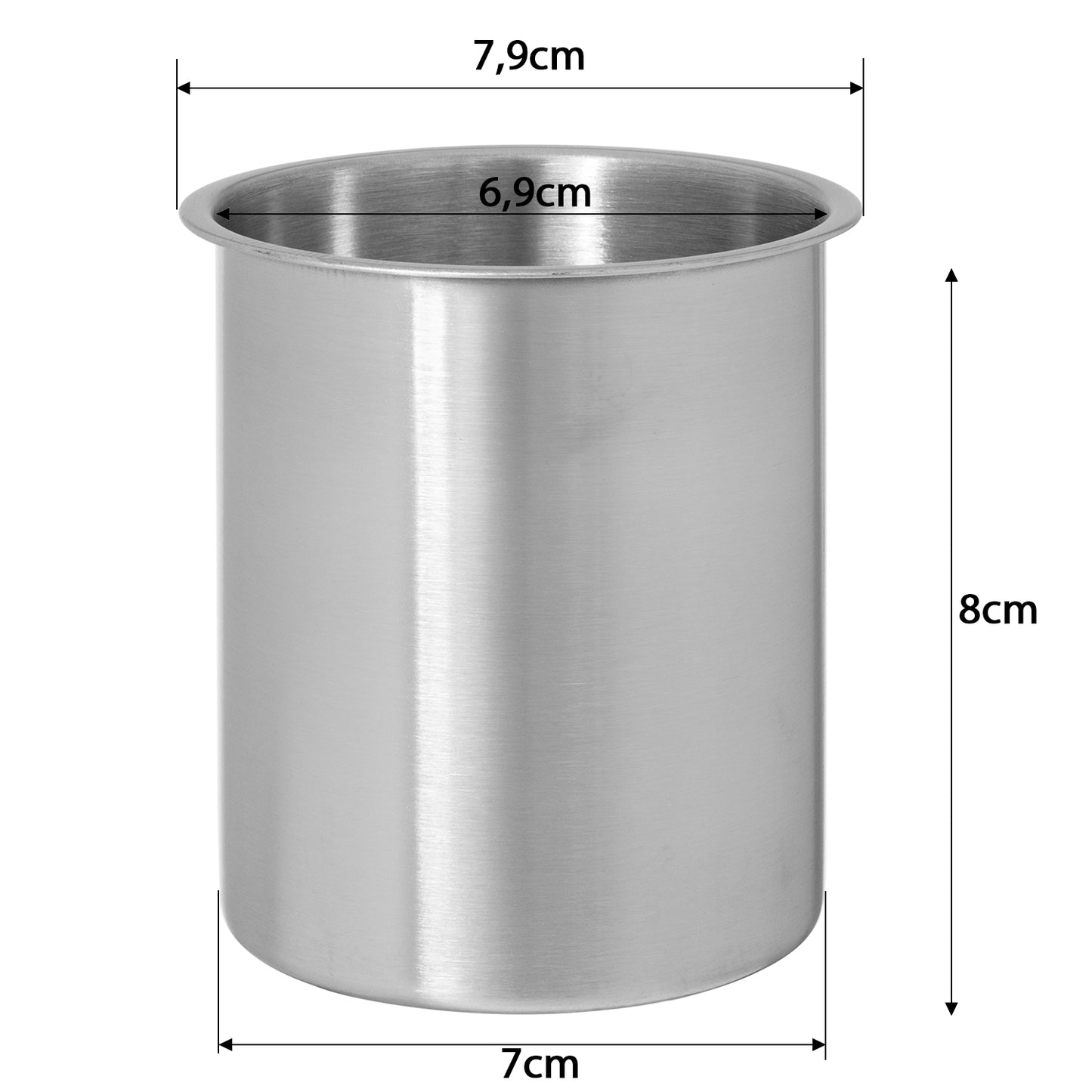 Edelstahl Dose 0,30 L F9300-300ml 300 ml