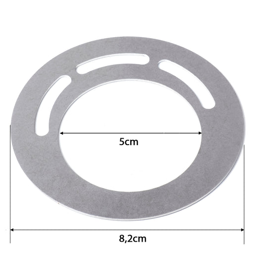 Edelstahl Sparplatte 82 mm