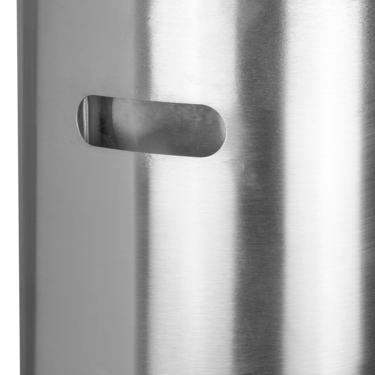 Barrique Edelstahl Ethanol Kamin (34 x 34 x 90 cm 1 Liter)