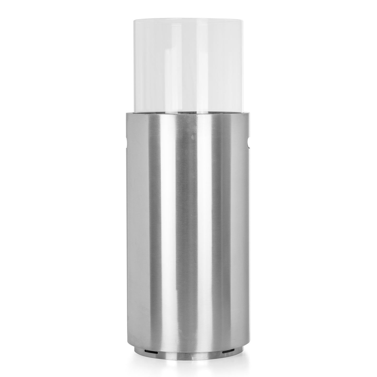 Barrique Edelstahl Ethanol Kamin (34 x 34 x 90 cm 1 Liter)