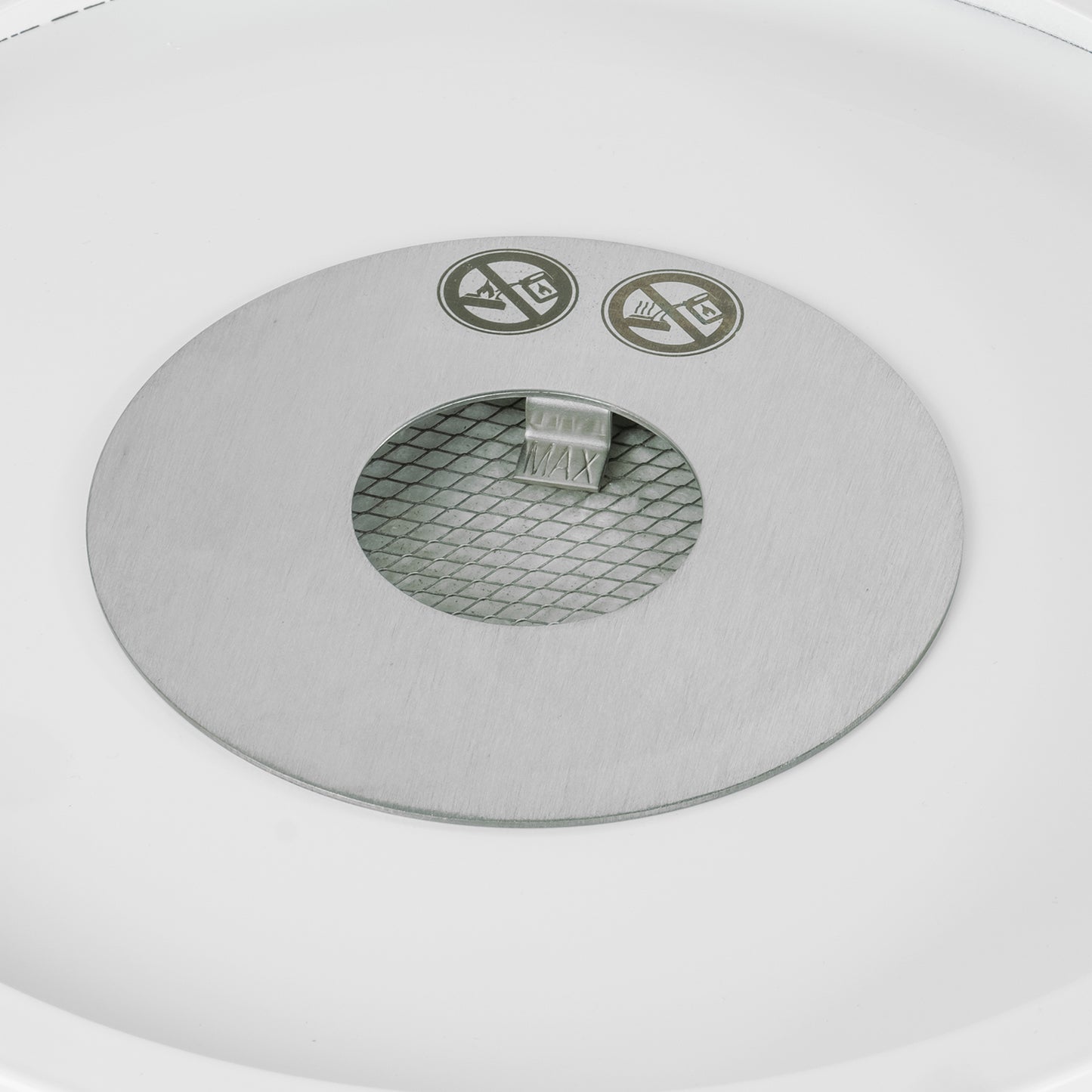 Barrique Weiß Ethanol Kamin (34 x 34 x 90 cm 1 Liter)