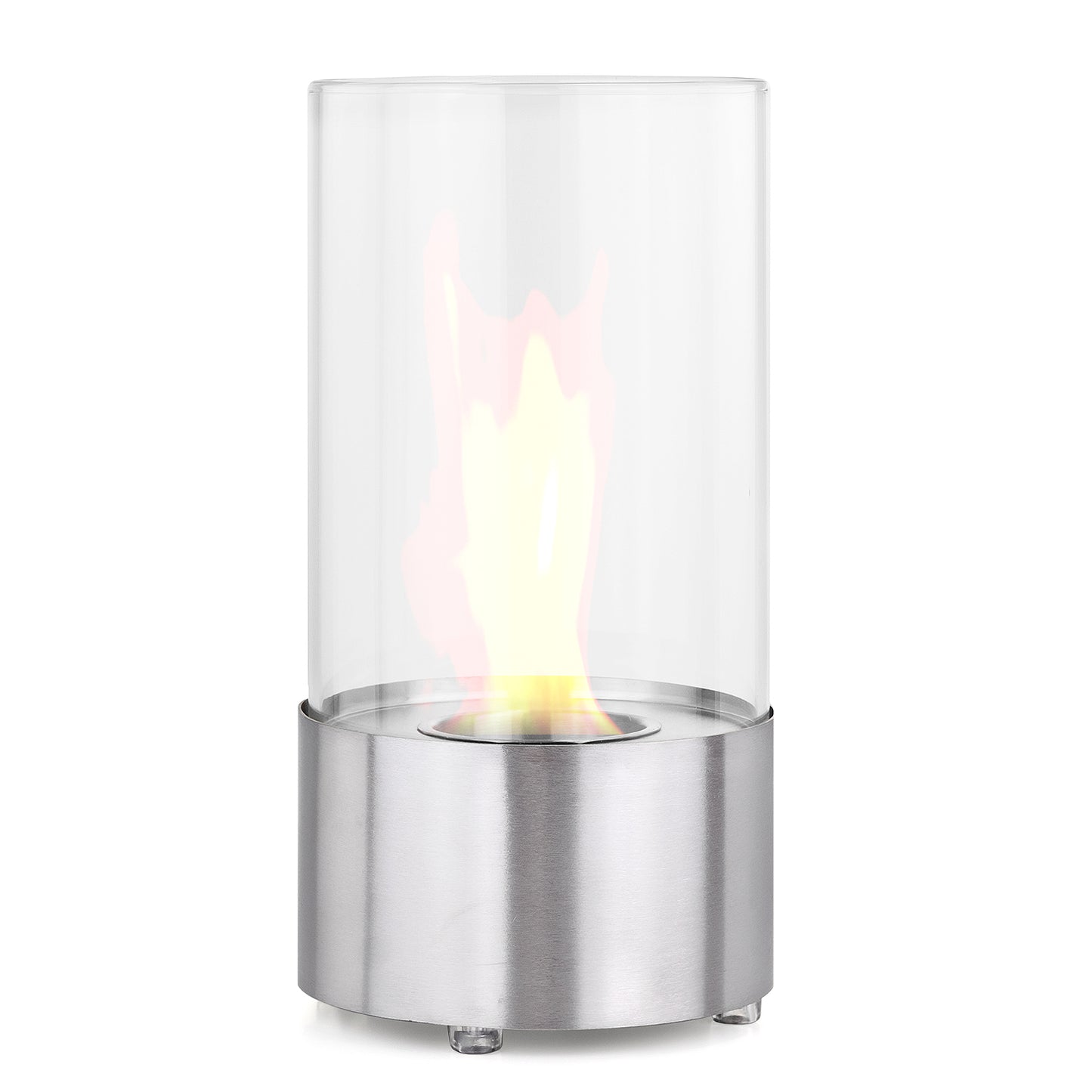 AKTIONSPREIS Ethanol Kamin Orbis Edelstahl + 1 Liter Bio-Ethanol