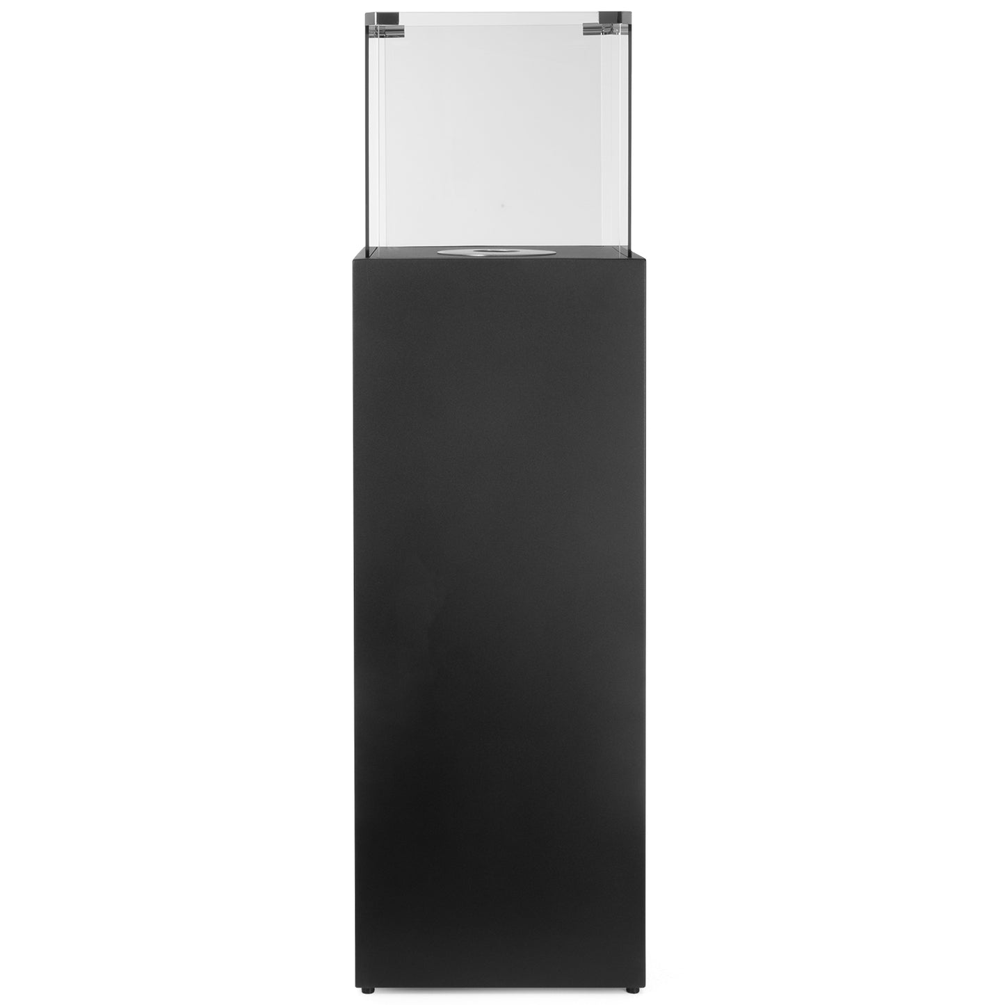 Cubus Schwarz Ethanol Kamin (35 x 35 x 121 cm 1,5 Liter)