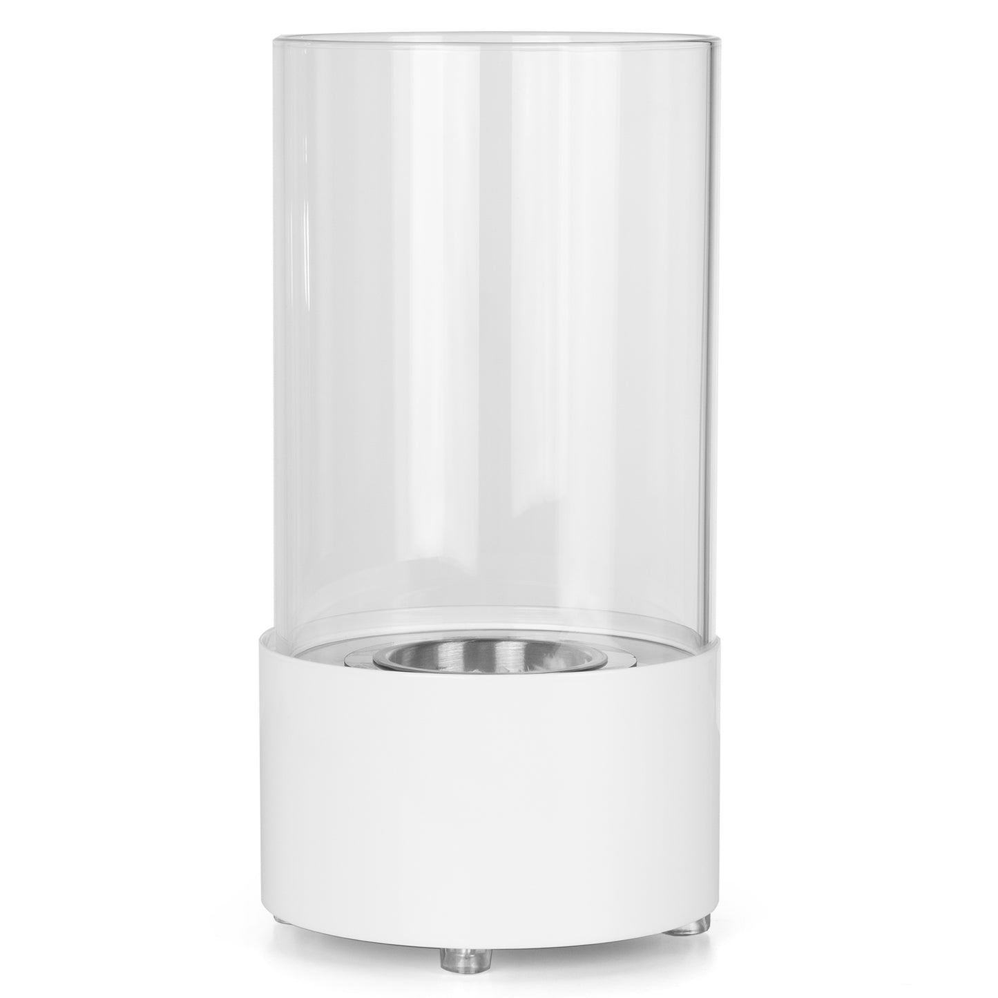 Orbis Weiß Ethanol Kamin (15,5 x 15,5 x 30 cm 0,3 Liter)