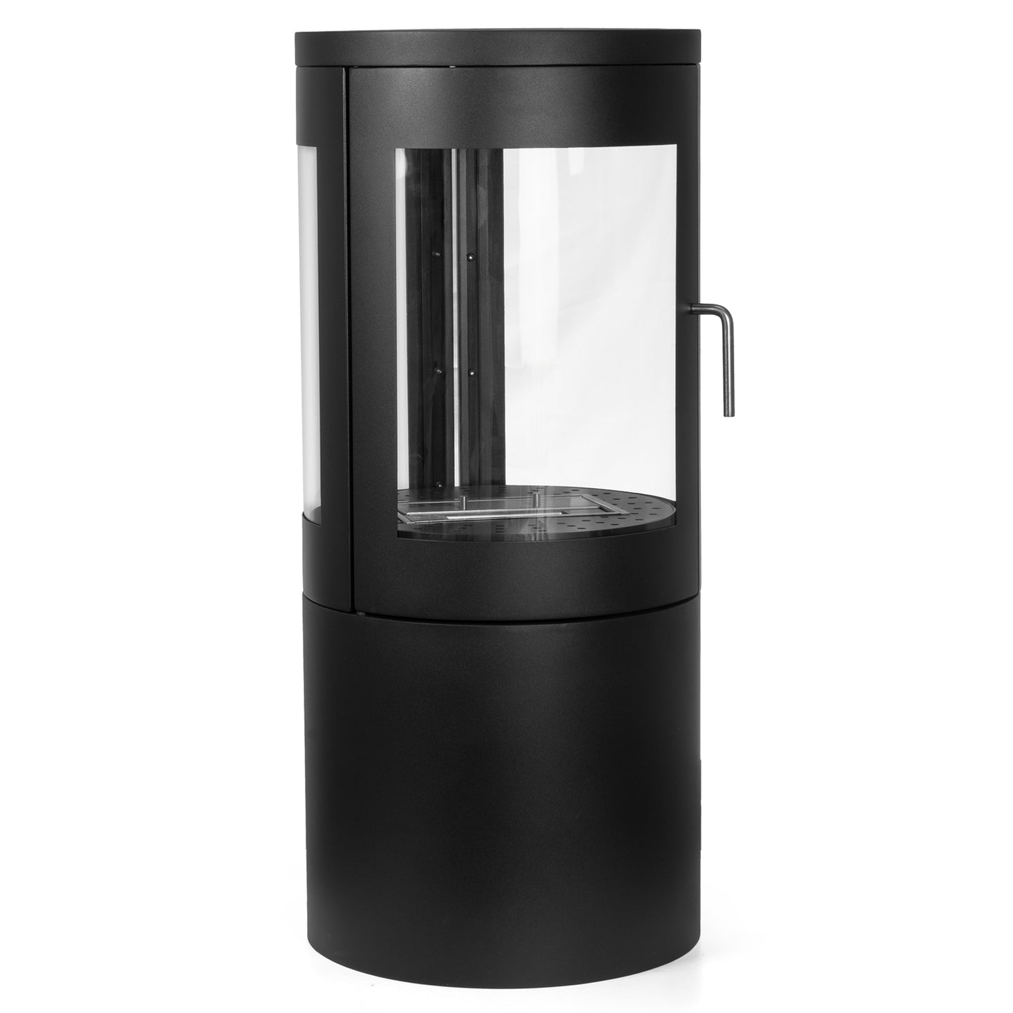 Auris Schwarz Ethanol Kamin (42 x 42 x 96 cm 1,2 Liter)