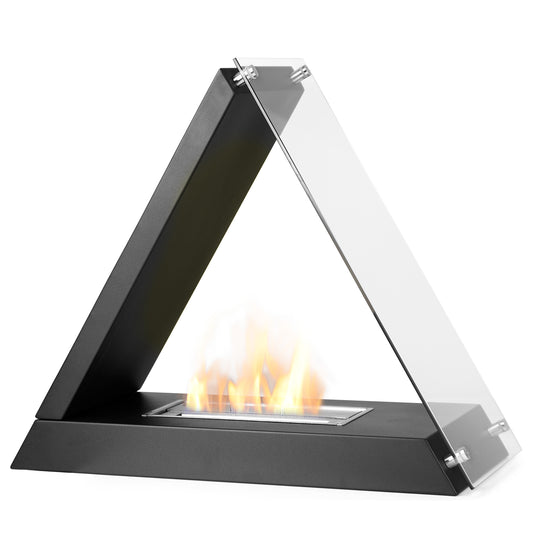 Tria Schwarz Ethanol Kamin (72 x 30 x 62 cm 1,5 Liter)