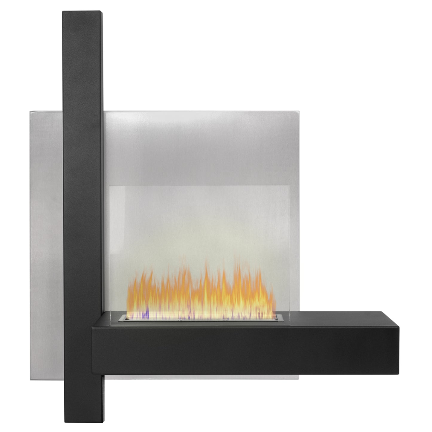 Ethanol Kamin Strato Schwarz (66 x 27 x 75cm 1 Liter)