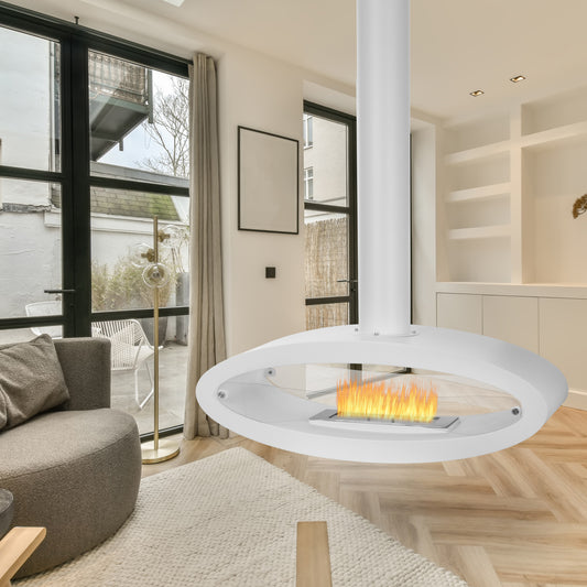 Avanto Weiß Ethanol Kamin (112 x 43 x 186,5 cm 2,5 Liter)