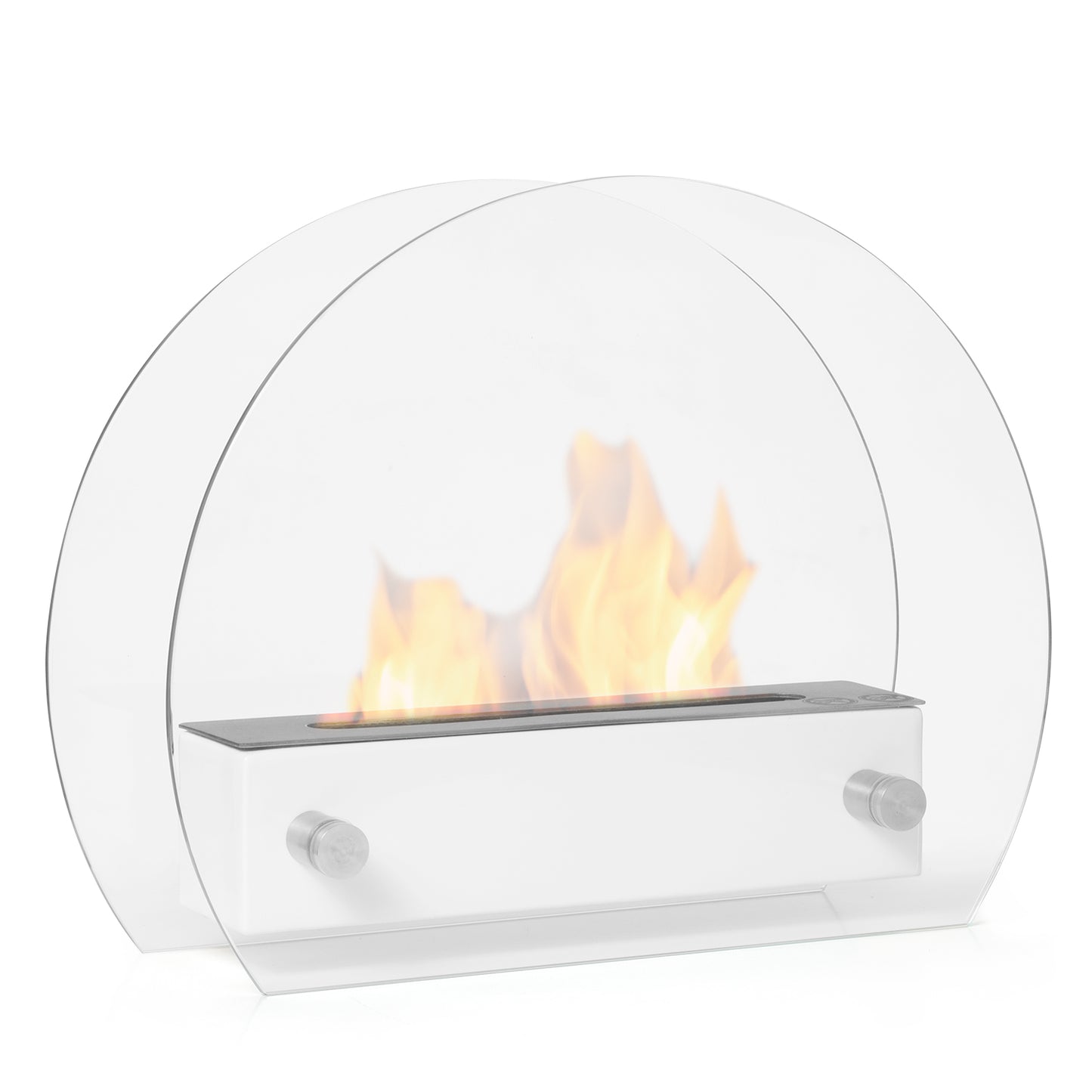 Gowa Weiß Ethanol Kamin (36 x 13 x 28 cm 0,4 Liter)