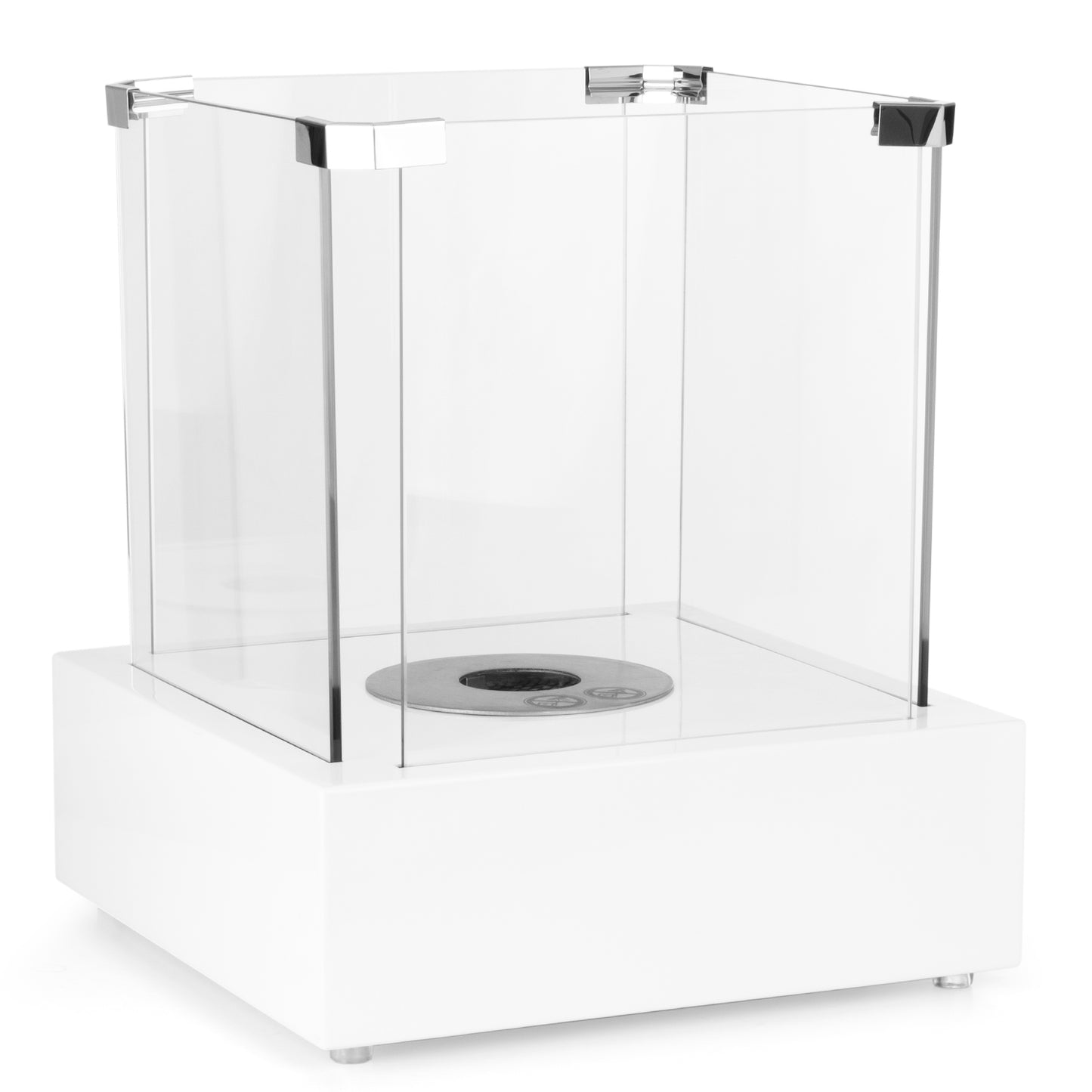Cubo Weiß Ethanol Kamin (30 x 30 x 35 cm 0,8 Liter)