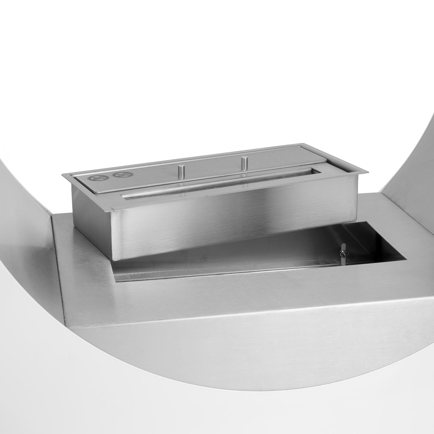 Lumina Weiß Ethanol Kamin (90 x 36 x 78 cm 1,5 Liter)