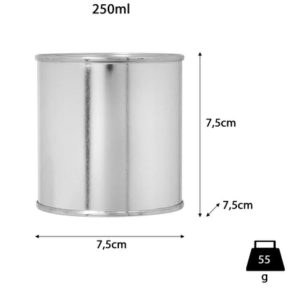 Blechdose 250 ml mit Deckel