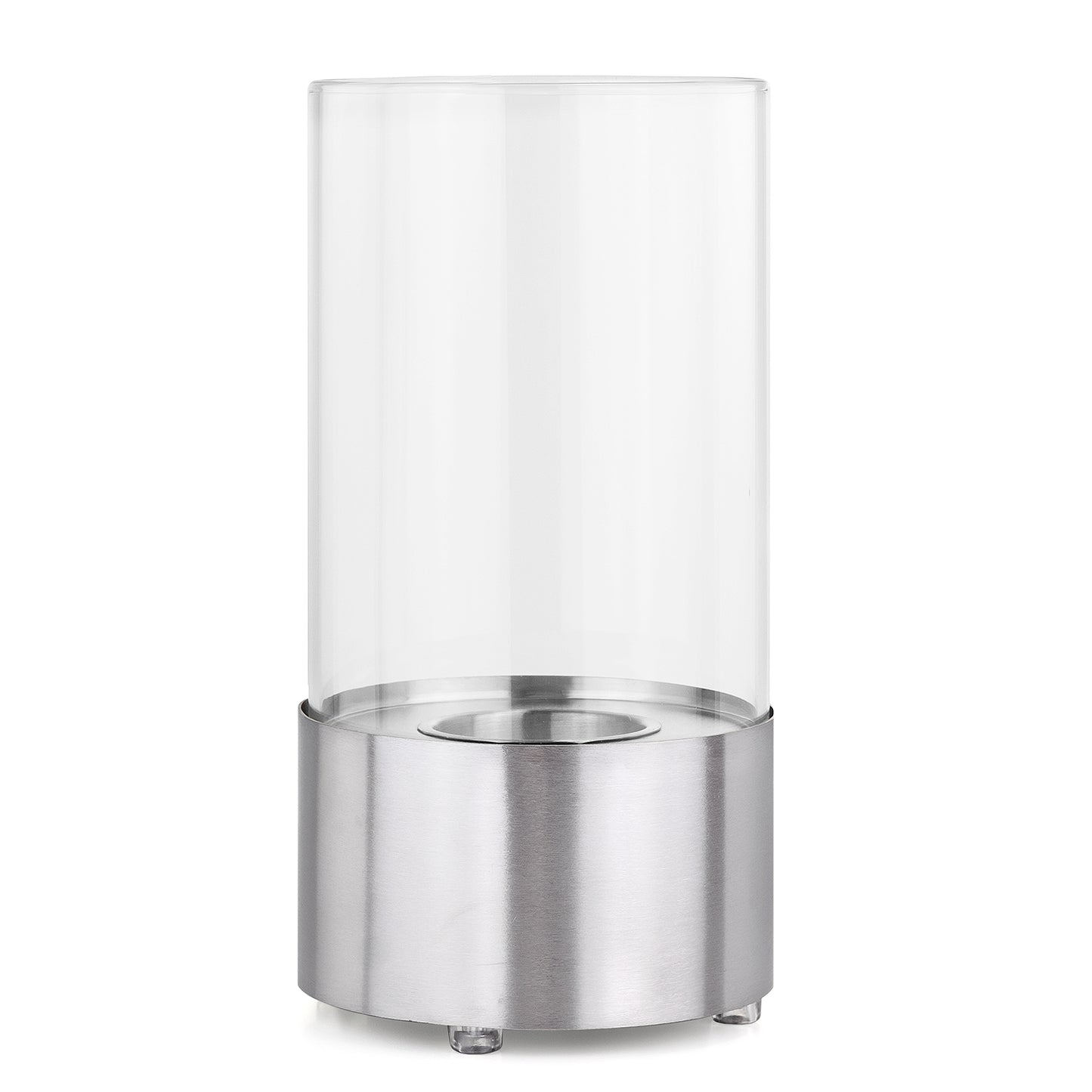 Orbis Edelstahl Ethanol Kamin (15,5 x 15,5 x 30 cm 0,3 Liter)