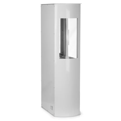 Arctic Weiß Ethanol Kamin (50 x 30 x 98,5 cm 1,2 Liter)