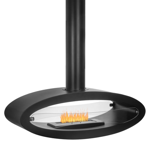 Avanto Schwarz Ethanol Kamin (112 x 43 x 186,5 cm 2,5 Liter)