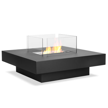 Mesa Schwarz Ethanol Kamin (70 x 70 x 35 cm 1,5 Liter)